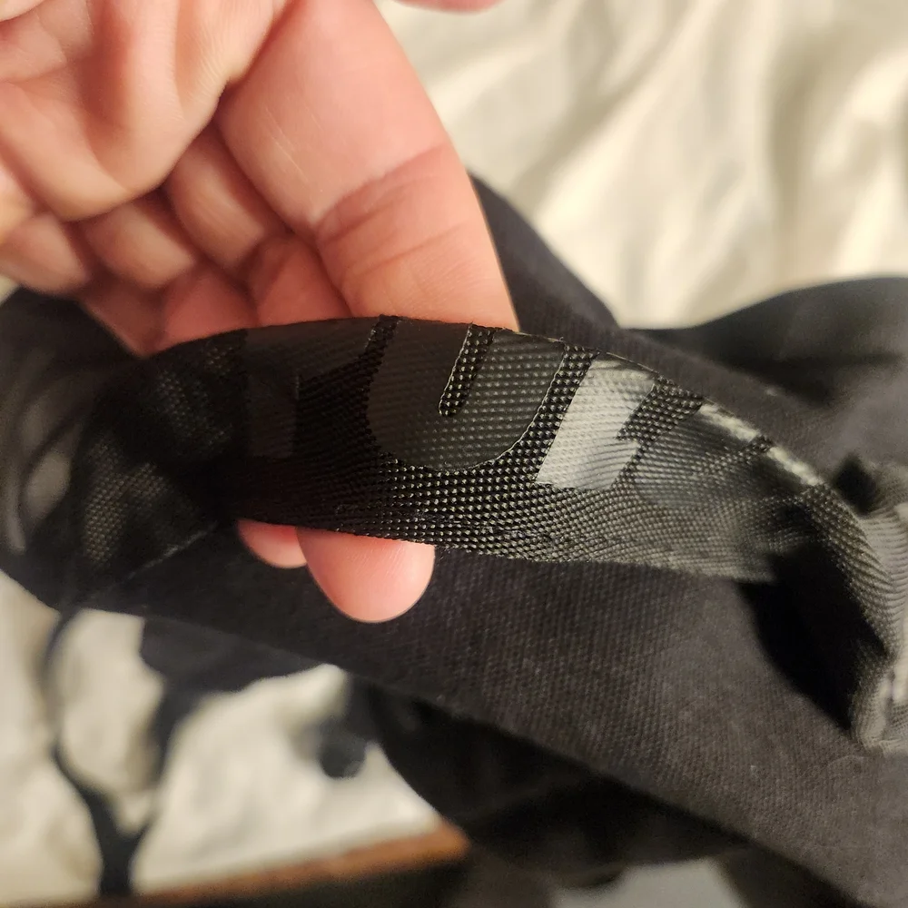 Ralph Lauren Black Backpack with Embroidered Polo Logo EUC - Picture 4 of 7